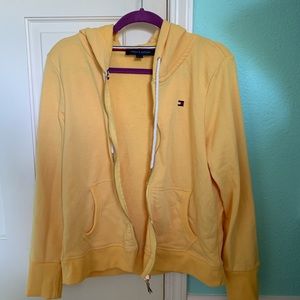 yellow Tommy Hilfiger jacket